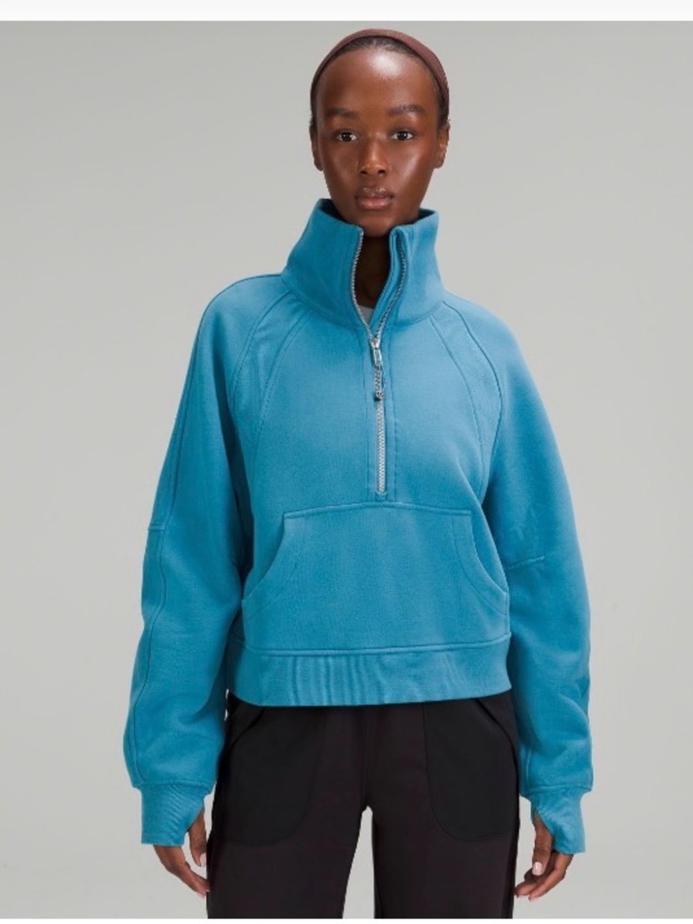 Lululemon women's funnel neck scuba size m/l , clothes